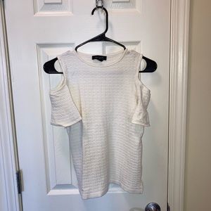 White off shoulder top
